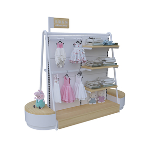 Baby Shop Shelves Metallic Customized Light Duty Store Style Stand Simple and <strong>Beautiful</strong> <strong>Rack</strong> Display Shelf - Product Image 4