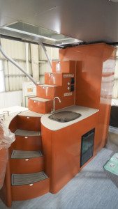 30 chân lớn đôi boong sang trọng phao thuyền đôi phía ngoài động cơ cho câu cá thể thao giải trí nhôm nổi tritoon pontoons - Product Image 3