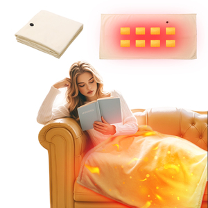 Anjuny đa chức năng sưởi ấm khăn choàng mặc USB nóng chăn ấm áp thoải mái cho mùa đông nhà ngoài trời - Product Image 1