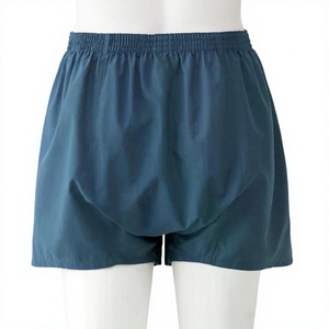 Caleçon Boxer Homme Personnalisé en Coton Satiné Tricoté 100% Coton, ODM, Uni, Décontracté, Taille Mi-Haute, Doux, Ouvert à l'Avant, Séchage Rapide - Product Image 3