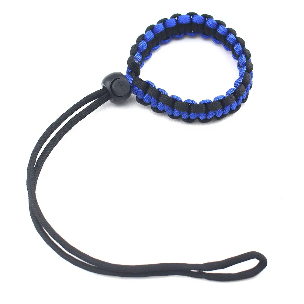 Wholesale Handmade Emergency Survival Fashion Braided Nylon Paracord Camera Hand Wrist Strap