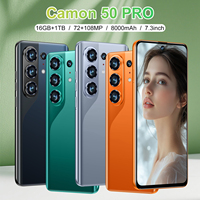 Europa Camon 50 Pro 16GB 1TB Creator Android 15 Snapdragon 8 Gen 4 8000mAh 5G LTE Cámara Selfie Face ID GPS Dual SIM TF 2026 Nuevo