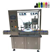 Machine de remplissage, de bouchage et d'étiquetage automatique de bouteilles Chubby Gorilla V3 de 10 ml, ligne de production d'emballage liquide