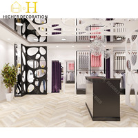 Meubles pour magasins de vêtements, comptoir de réception personnalisé pour magasin, étagère de présentation en métal pour vêtements