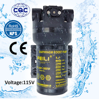 Pompe RO à haut débit et haute performance 115V AC, booster d'osmose inverse pour filtre à eau, prise universelle en plastique 501-300GPD
