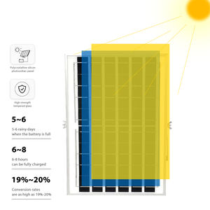 Lampe de plafond solaire d'intérieur Portable 50w, vente en gros, économique - Product Image 5