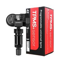 Sistem Pemantau Tekanan Ban Nirkabel Universal 2-in-1 433MHz & 315MHz TPMS MX Sensor yang Dapat Diprogram, Kompatibel T508 untuk Mobil