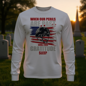 T-shirt à manches longues « Quand nos dangers sont passés, notre gratitude dormira » - Product Image 3