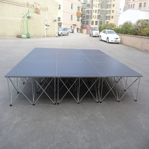 เวทีอลูมิเนียมคุณภาพสูงแบบพกพาสำหรับงานกลางแจ้ง เวทีงานแต่งงานไม้ - Product Image 1