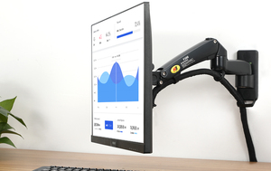 <span class=keywords><strong>Supporto</strong></span> Monitor girevole staffa rimovibile <span class=keywords><strong>TV</strong></span> montaggio a parete nero vernice di colore Led - Product Image 2