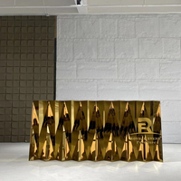 Bar pliant en acier inoxydable, bar portable, mobilier de location pour événements