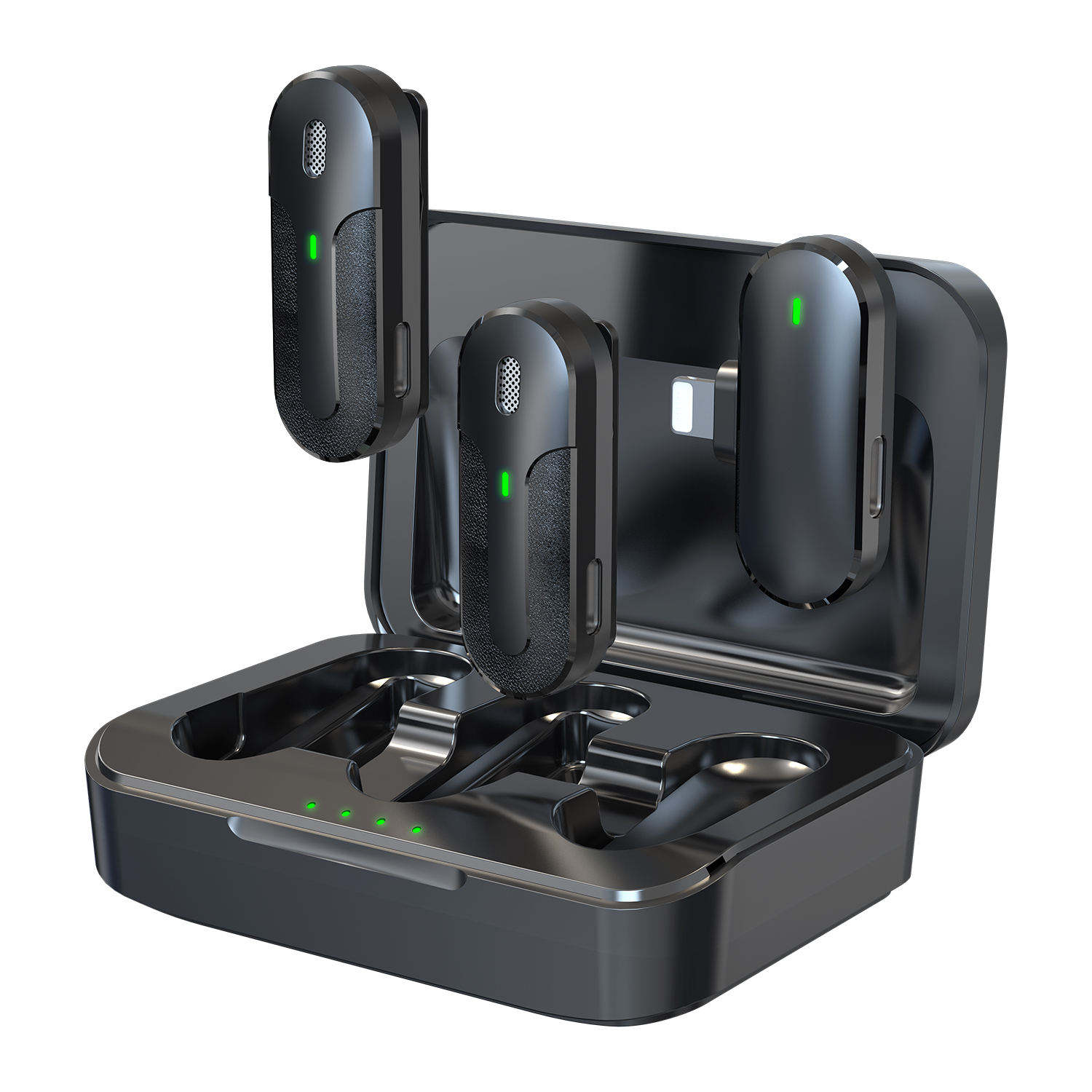 2 micros noirs (Iphone)