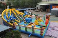 Lilytoys prix usine zoo gonflable parc à thème gonflable grands videurs aire de jeux gonflable ville amusante gonflable à vendre