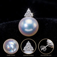 Grandes boucles d'oreilles rondes à perle unique, style classique, bijoux pour femme, mariée, demoiselle d'honneur, cadeau