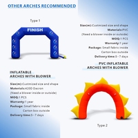 Arche gonflable personnalisée pour événements sportifs, logo personnalisé, entrée de départ et d'arrivée de marathon, arche gonflable personnalisée pour le vélo de montagne en plein air