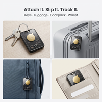 Traceur GPS intelligent anti-perte, localisateur de clés, recharge sans fil, étanche IP67, écran OLED en plastique, pour portefeuille, enfants, bagages, compatible iOS