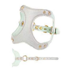 Arnés ligero y cómodo de cuero premium para perros, arnés acolchado para pasear mascotas, para cachorros y perros pequeños con acolchado interior suave. - Product Image 1