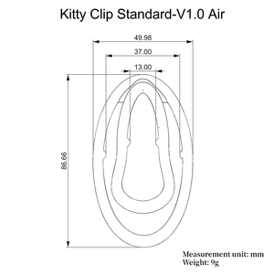 Зажим для пениса Kitty Clip V1.0 Air, мужской зажим для целомудрия, инструменты для бондажа нижней части тела, БДСМ-игрушки для мужчин, для игр - Product Image 6
