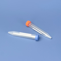 Tube à centrifuger transparent de laboratoire médical biotech en plastique 15 ml, 50 ml, 1,5 ml, 2 ml