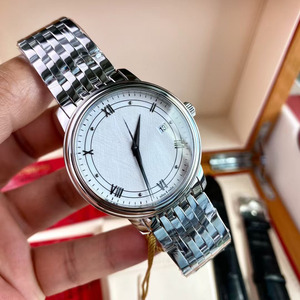 Reloj de Pulsera de Lujo para Hombre, con Diseño de Tres Agujas, Esfera y Correa de Acero Inoxidable, con Reserva de Energía - Product Image 2