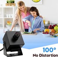 Cámara Web USB 4K 30FPS con Sensor CMOS de 48MP, Gran Angular, Lente sin Distorsión, Sin Necesidad de Controladores para Lightburn