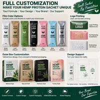 Protéine de chanvre en sachet individuel 30g – Poudre protéinée végétale végane pour la gym, l'hôtel, les voyages – Pour propriétaires de marques et distributeurs