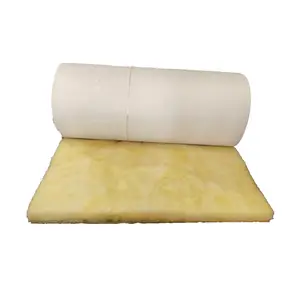ISOKING 100mm Glass Fiber Insulation Roll ISO Certified Fiberglass Production for Construction Made with Glass Wool and PE