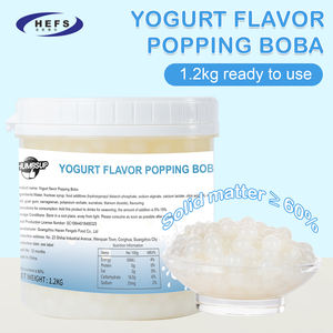 Popping Boba 2025 OEM Multi-Saveurs Yaourt Raisin Myrtille Sans Sucre, Perles de Jus Éclatantes, Petites Bulles de Thé Bobas - Product Image 4
