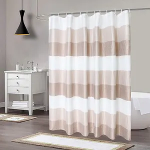 Chinese Manufacture Waterproof Bath Curtain Custom Shower Curtain PE Vinyl Shower Curtain