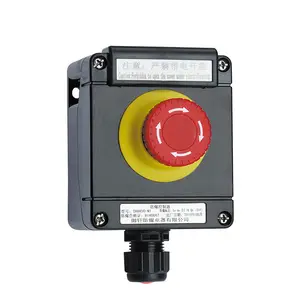 All plastic small atex box button switches IP65 66 outdoor waterproof WF2 emergency stop explosion proof switch box