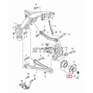 Kit de montaje de cojinete de cubo de rueda OEM 7P0498287 95834190100 95833158300 para Porsche Cayenne VW <span class=keywords><strong>Touareg</strong></span> - Product Image 2
