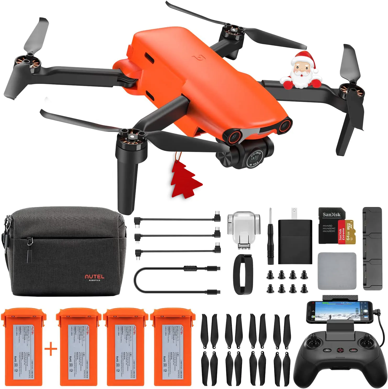 Autel EVO NANO Drone Quadcopter 249g Foldable Mini Rc 48mp Camera Drone 4k Professional Hd Mini Drone
