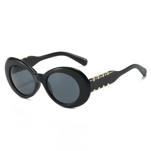 Gafas de Sol de Diseño para Mujer 2025, Tendencia, Logotipo Personalizado, Marcas Famosas, Alta Moda, Protección UV400, Montura Completa, Forma Ovalada, Novedad - Product Image 2