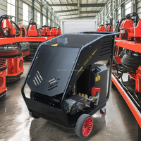 Nettoyeur haute pression industriel au diesel 350 bar/5100 psi, machine à jet d'eau chaude pour le lavage de voitures, nouveau modèle 11 kW 380 V
