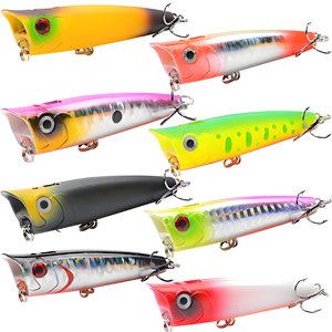7cm/11G 8cm/16,5g Topwater Popper señuelo de <span class=keywords><strong>Pesca</strong></span> cebos duros superficie <span class=keywords><strong>pesca</strong></span> Iscas De <span class=keywords><strong>Pesca</strong></span> Do Robalo Leurre De Peche - Product Image 5