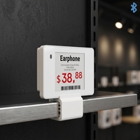 Etiqueta Electrónica de Precio HUI WEI de 1.54 Pulgadas, Pantalla de 3 Colores, 2.4GHz SDR, Batería Reemplazable de 10 Años, Multiusos, 0-50C