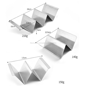 En gros En Acier Inoxydable Support de Taco Pour Four Pas Cher Salle À Manger Pain Taco <span class=keywords><strong>Food</strong></span> Show - Product Image 3