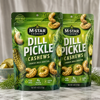 Sachet d'emballage personnalisé pour snacks aux noix, pochette refermable à fermeture éclair pour mangues séchées, noix de cajou et autres aliments