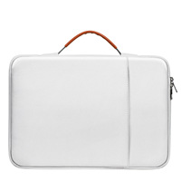 Funda Protectora para Portátil de Poliéster Ligero con Logotipo Personalizado al por Mayor, Bolsa con Asa para Computadora, Buena Calidad, Unisex