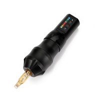 Machine à tatouer professionnelle sans fil en acier inoxydable avec stylo permanent pour affichage