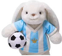 Lapin en peluche de Pâques personnalisé, décoration super douce, jouet anti-stress écologique pour enfants