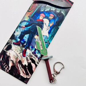 Collier et porte-clés 19 Design Anime JJK Lance inversée du Ciel et Tueur <span class=keywords><strong>de</strong></span> Dragon Berserk comme cadeaux promotionnels - Product Image 1