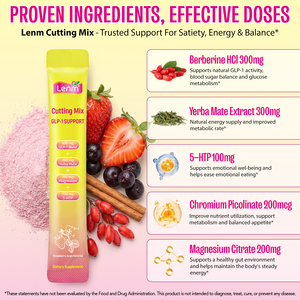 Lenm OEM Complément Herbal en Sachets pour Boisson <span class=keywords><strong>Minceur</strong></span> avec Berbérine, 5-HTP, Yerba Maté et Magnésium pour la Perte de Poids - Product Image 3