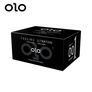 Préservatifs OLO à l'acide hyaluronique - Édition Déesse (10 ultra-fins 001 ajustement nude) Produits contraceptifs pour adultes en gros - Product Image 2