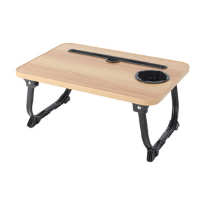 Portable <b>Bedside</b> Folding <b>Table</b> 50x30x26 Cm With Cup Holder For Laptop Use - Product Image 1