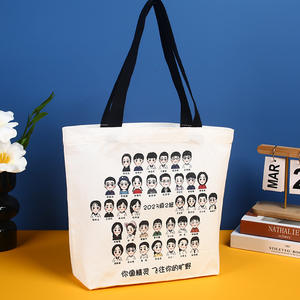 High Quality Custom Made Eco Friendly Cotton Canvas Insulated <b>Lunch</b> <b>Bag</b> <b>Tote</b> With Zipper - Product Image 2