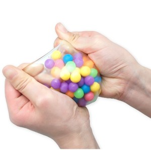 Custom Fidget Toy-Tpr Bead Stress - Durable <b>Squeeze</b> Beads, Rainbow Bean Stress-Relief <b>Ball</b> - Product Image 6