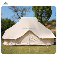 Grande yourte mongole, tente de camping en plein air épaisse, coupe-vent et imperméable, tente dôme rétro personnalisée
