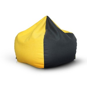 Soft <strong>Yellow</strong> Triangle Shape Bulk <strong>Bean</strong> <strong>Bag</strong> Manufacturer for Kids - Product Image 4