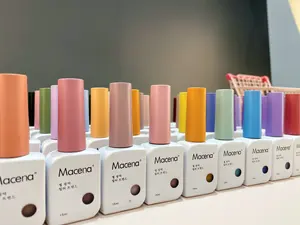Macena מותג פרטי ג 'ל פולני סט 86 צבעים/86 בקבוק נייל מוצרים לקוסמטיקה סלון UV ג' ל לק